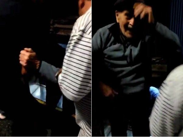 Un video muestra cómo un anciano tuvo que ser rescatado de un ascensor roto en el Pami 1