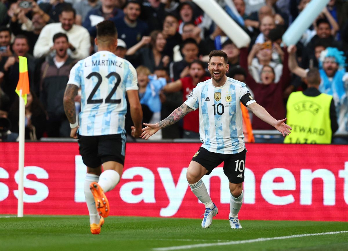 La Selección Argentina goleó 3 a 0 a Italia en la Finalíssima