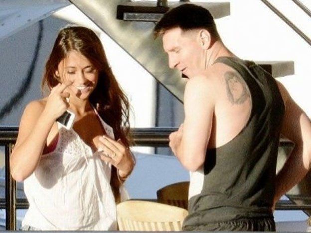Las lujosas vacaciones de Messi y Antonella