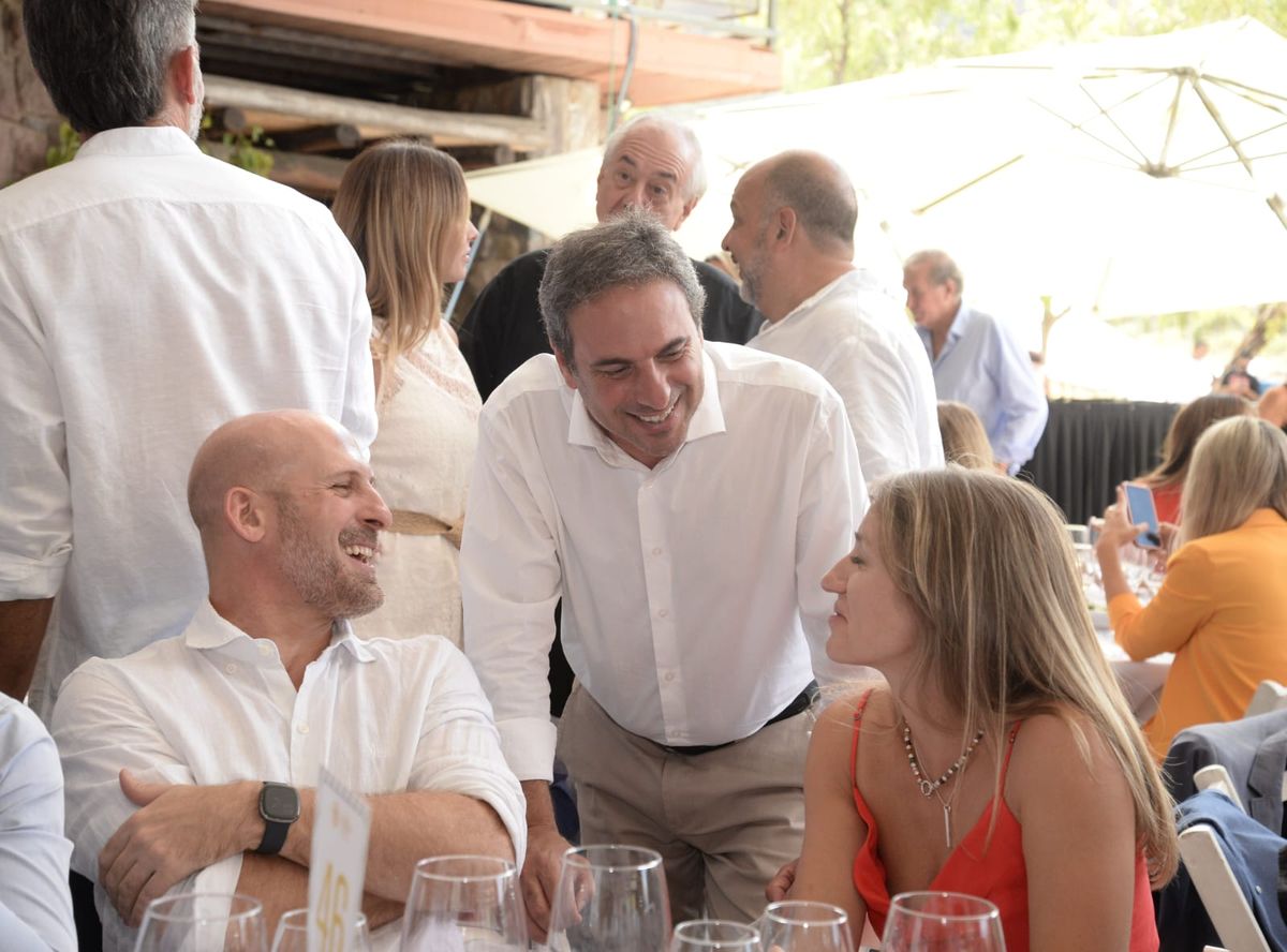 El presidente del INV, Martín Hinojosa, durante la Vendimia Solidaria.