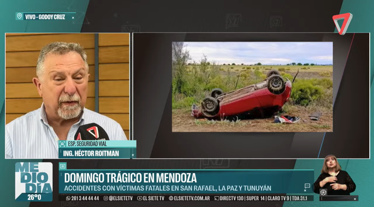 El ingeniero Héctor Roitman en diálogo con Canal 7. El ingeniero Héctor Roitman en diálogo con Canal 7.