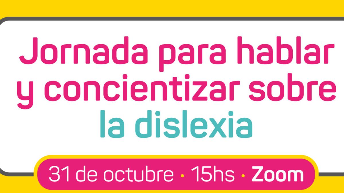 Dislexia: videoconferencia para concientizar sobre este tema