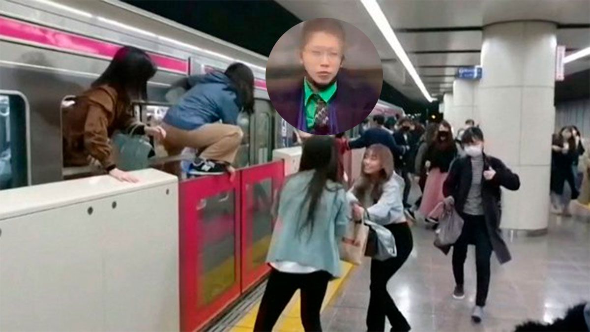 Terror en un tren de Japón. Un hombre vestido de Joker apuñaló a 17 personas.