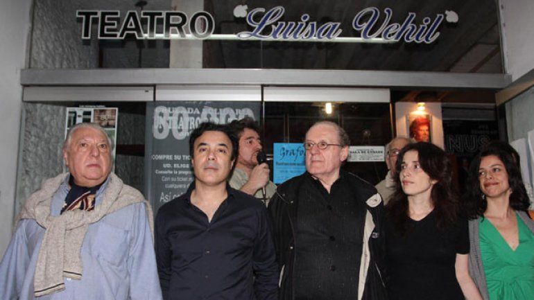Fuerte movida para impedir que cierre el tradicional teatro Luisa Vehil