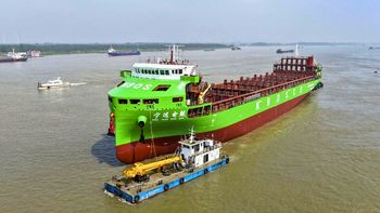 10.000 toneladas y más de 700 contenedores: China sorprende con buque portacontenedores eléctrico más grande del mundo 10.000 toneladas y más de 700 contenedores: China sorprende con buque portacontenedores eléctrico más grande del mundo