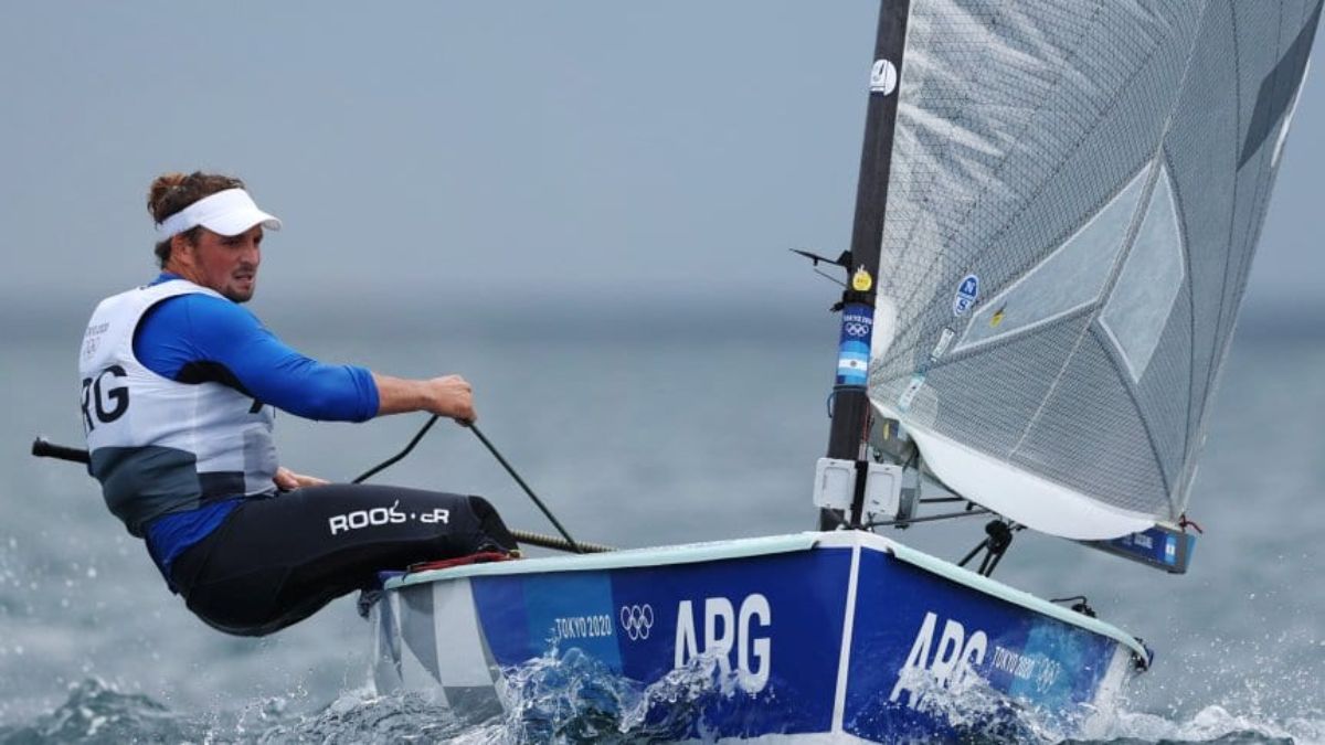 Facundo Olezza, en la lucha por las medallas en vela