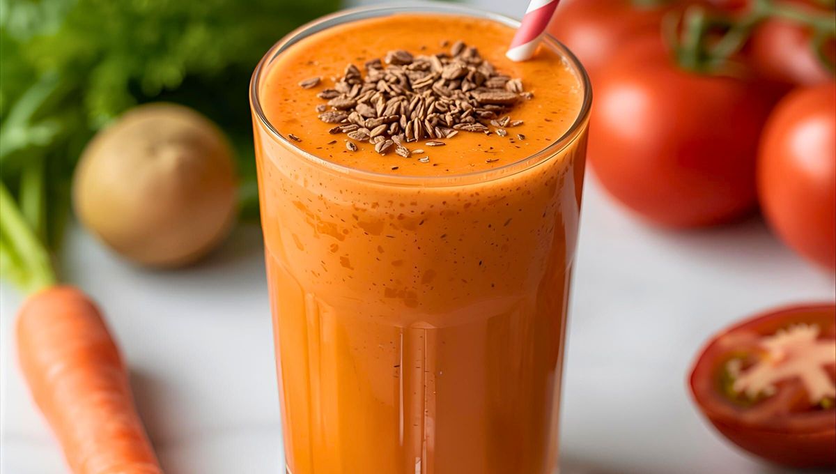 Mezclar zanahoria y tomate: la bebida que protege el corazón y previene enfermedades