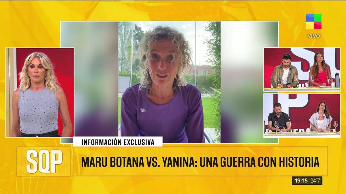 Cómo fue el cruce de Yanina Latorre y Maru Botana. Cómo fue el cruce de Yanina Latorre y Maru Botana.