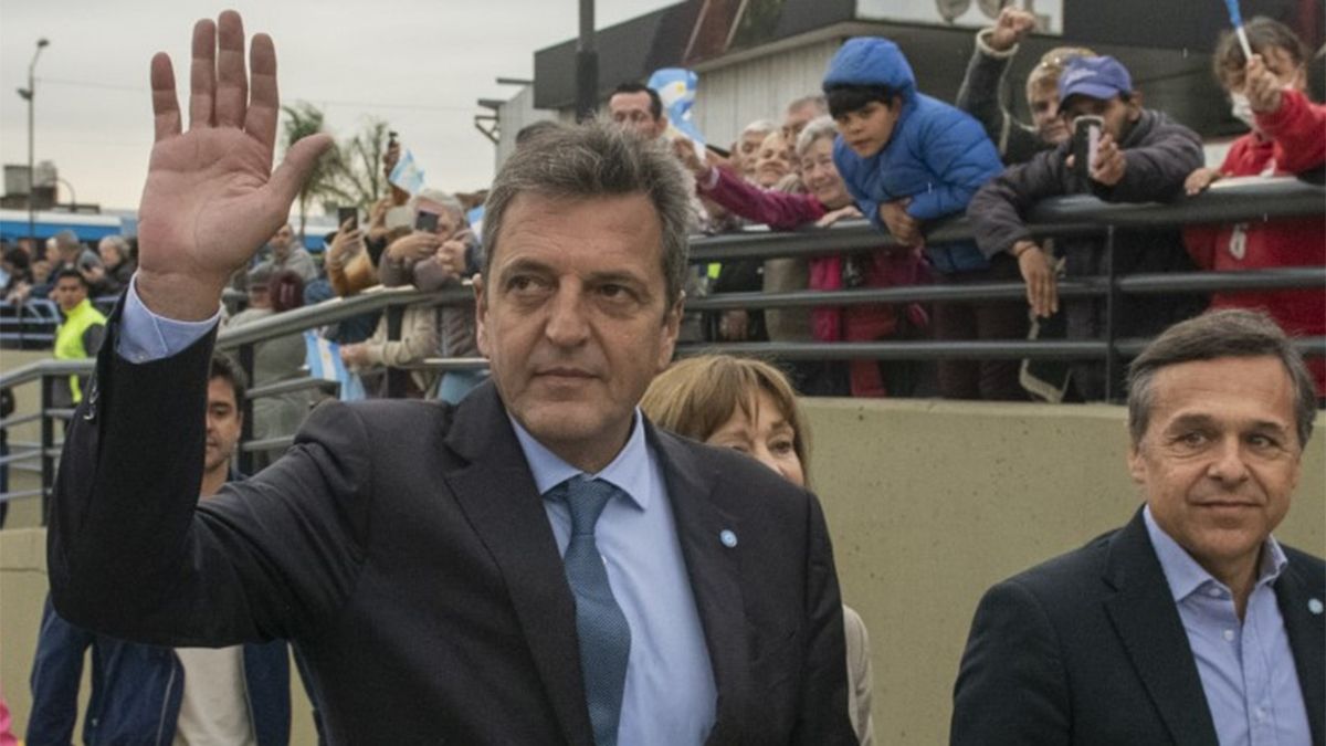 Sergio Massa participó de distintos actos.