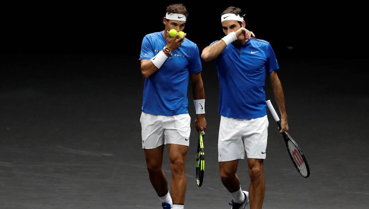 Rafael Nadal y Roger Federer, figuras principales de la Laver Cup.