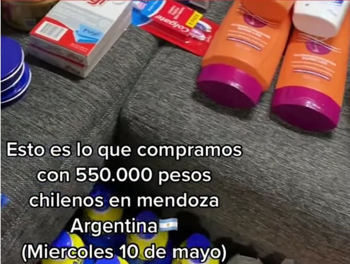 Compras mayoristas. Una pareja chilena mostró su compra en Mendoza: ¿cuántos meses les dura?