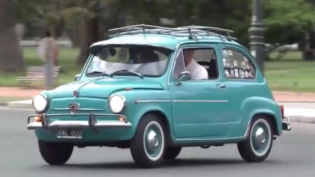 Uno de los Fiat 600 que podrán verse en Mendoza, en el Parque Metropolitano. Uno de los Fiat 600 que podrán verse en Mendoza, en el Parque Metropolitano.