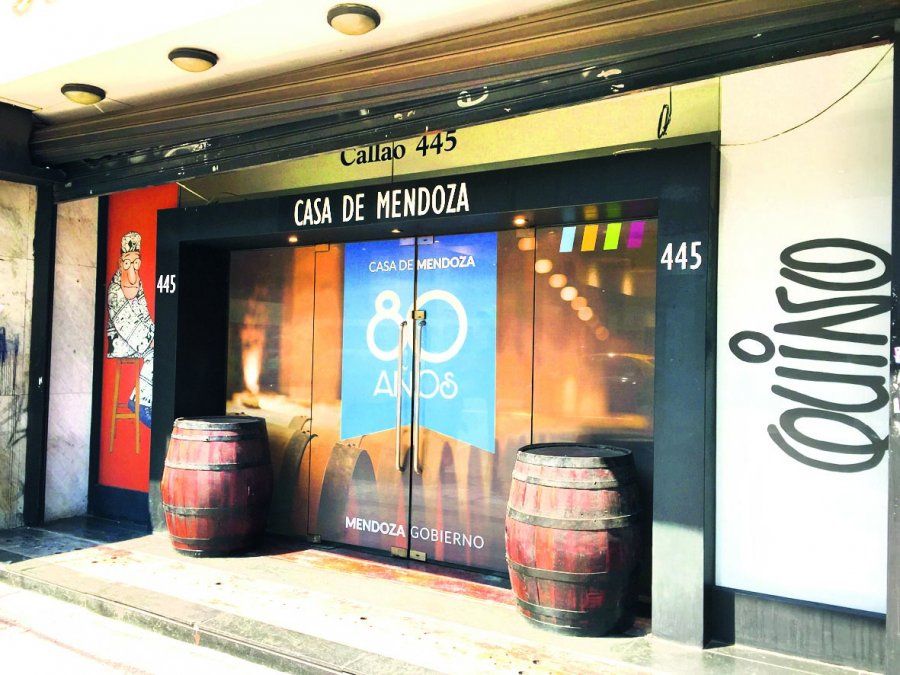 Un hogar mendocino en la capital del país