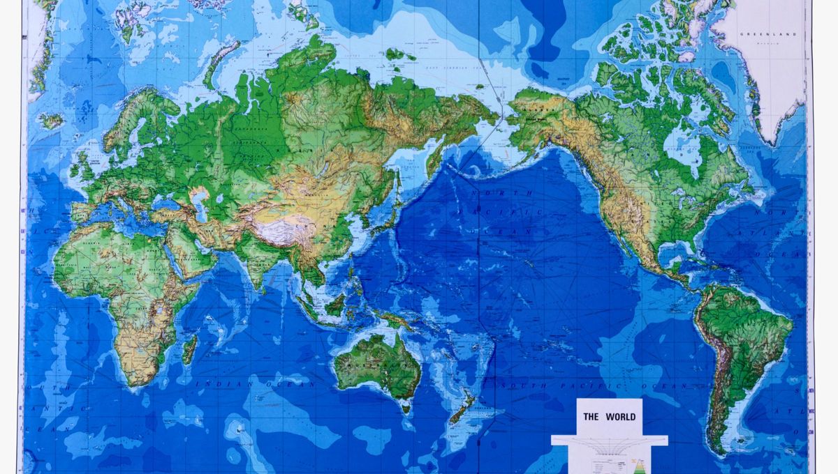 Mapa planisferio actual.