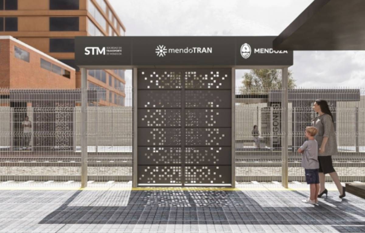 Prototipo de los paradores inteligentes que se instalarán en la traza del Metrotranvía. Prototipo de los paradores inteligentes que se instalarán en la traza del Metrotranvía.