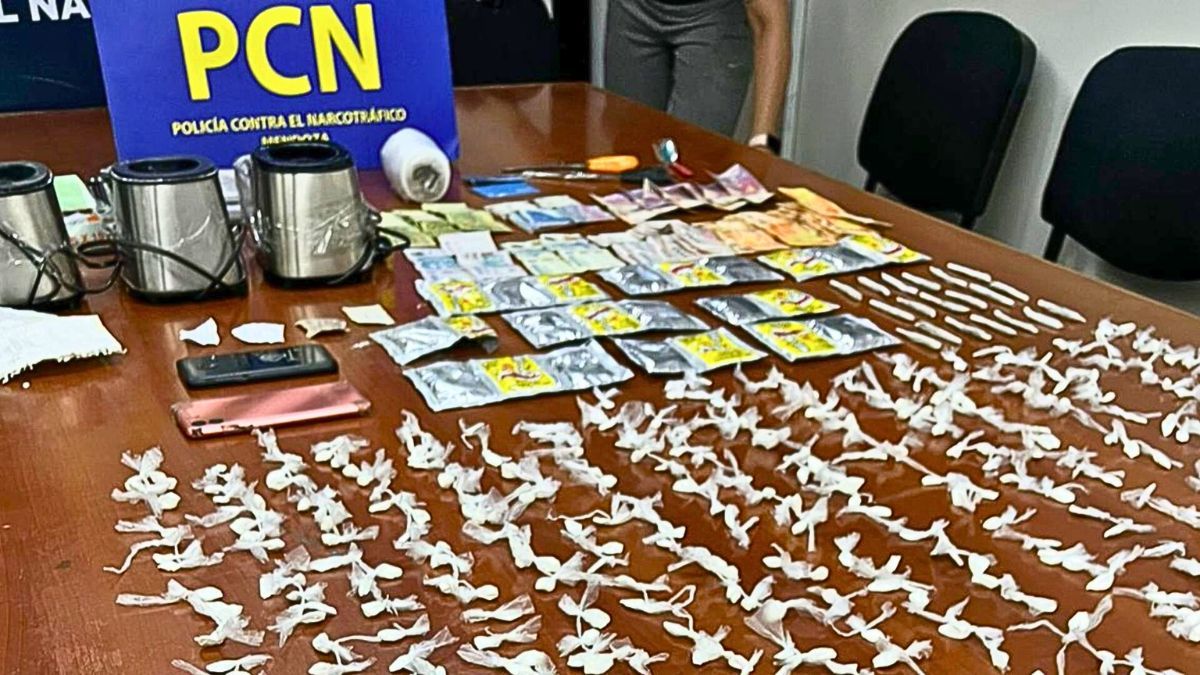 La cocaína fue encontrada luego de procedimientos en el barrio Campo Papa de Godoy Cruz.&nbsp;