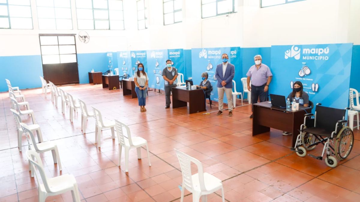 Maipú ya tiene su centro de vacunación contra Covid-19 