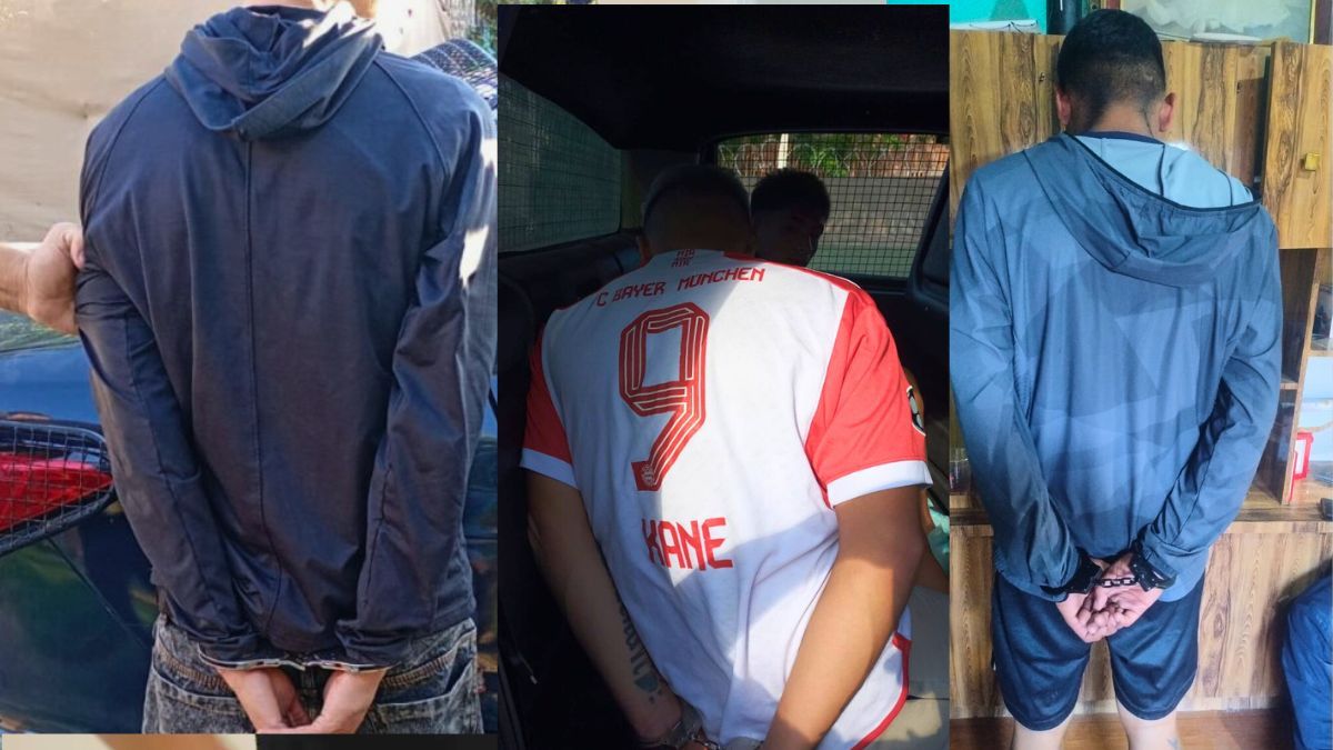 Tres delincuentes que se dedicaban a robarles a choferes de aplicaciones quedaron detenidos