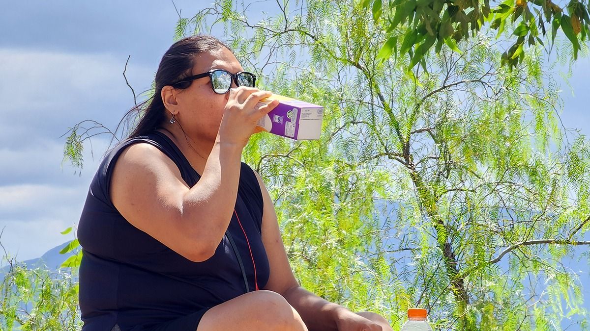 A hidratarse bien. El pronóstico del tiempo en Mendoza anticipa mucho calor.
