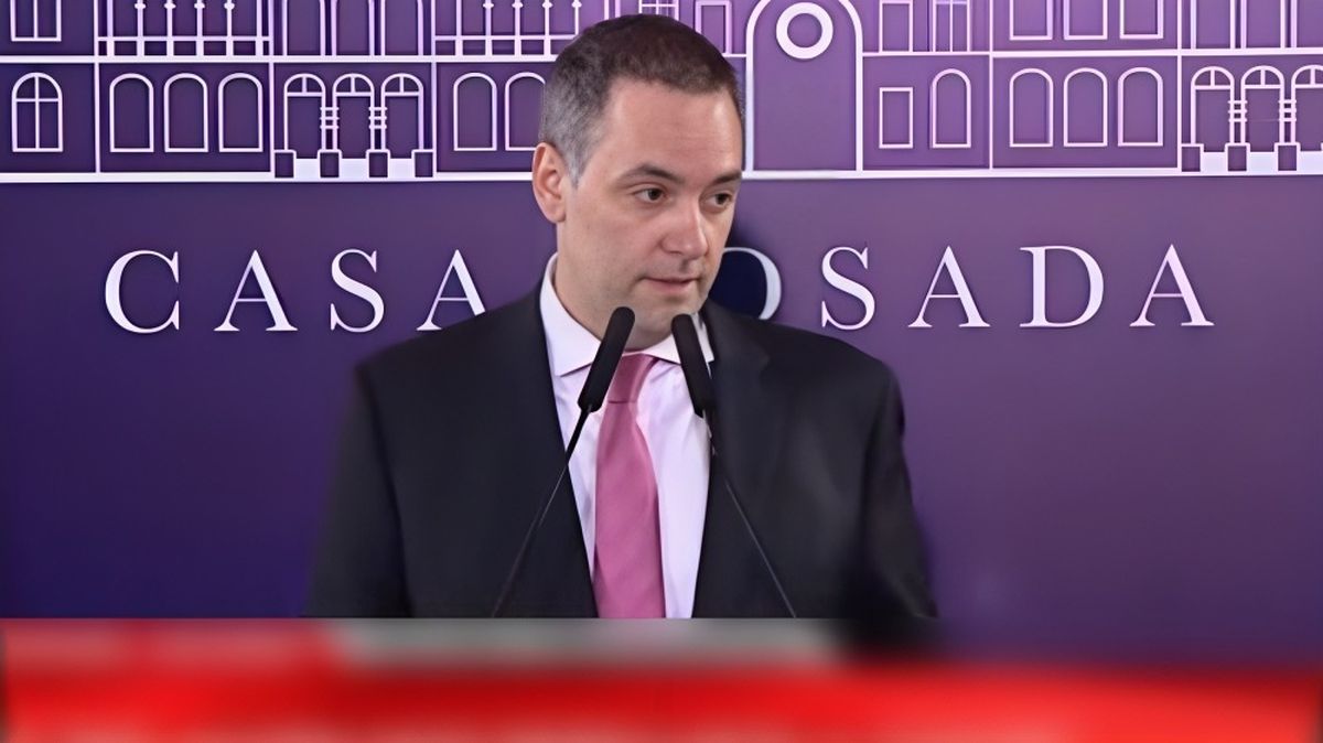 Manuel Adorni, el vocero presidencial de Casa Rosada.