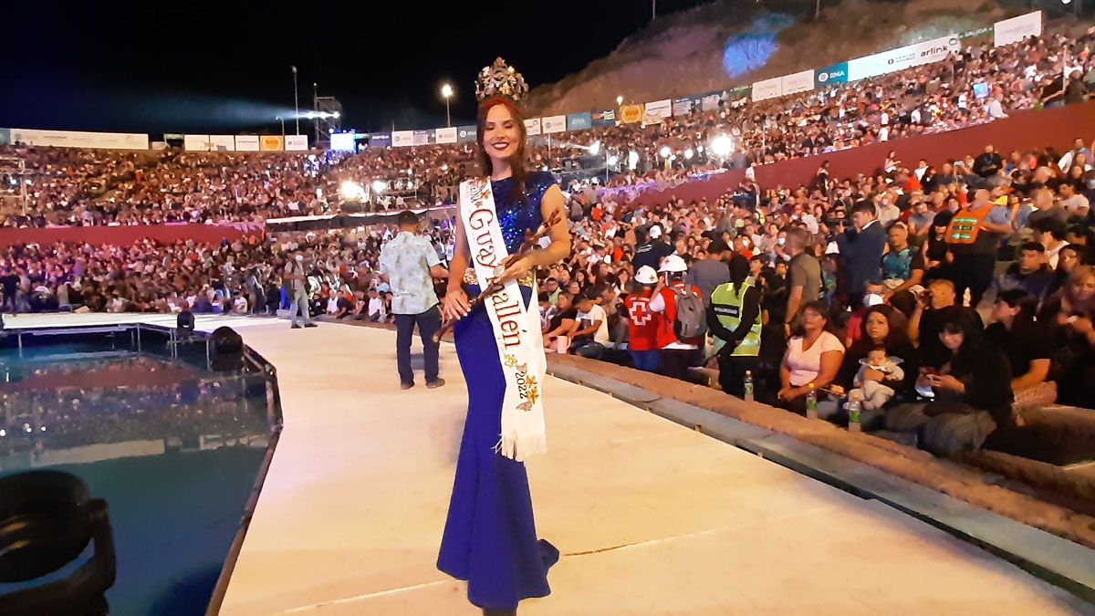 Julieta Lonigro no se perdió la Fiesta Nacional de la Vendimia 2022.