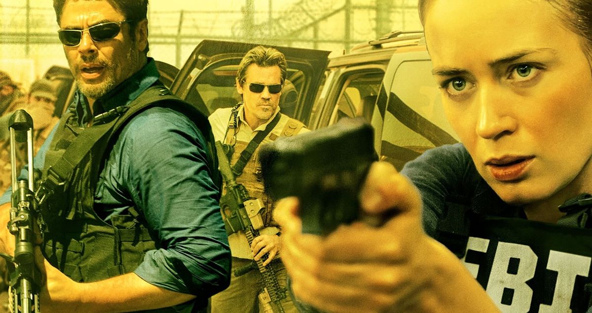Emily Blunt, Benicio Del Toro y Josh Brolin protagonizan Tierra de Nadie: Sicario.