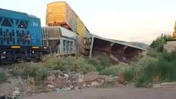 Una imagen del accidente de tren en San Martín. Foto: gentileza Infodeleste. Una imagen del accidente de tren en San Martín. Foto: gentileza Infodeleste.