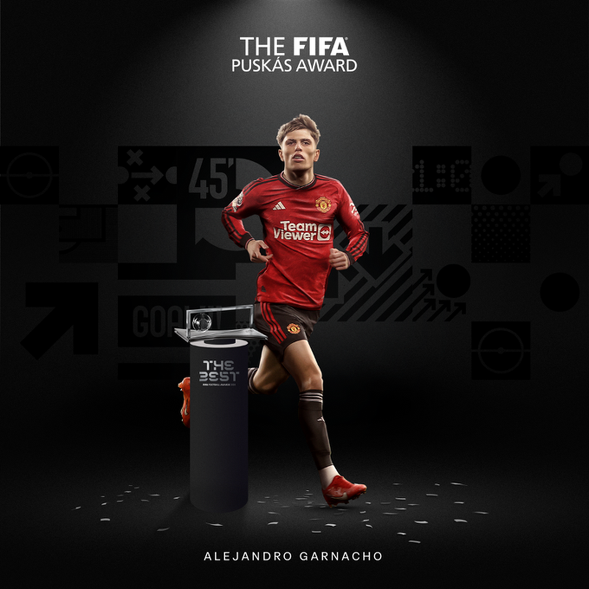 La FIFA eligió a Alejandro Garnacho como ganador del Premio Puskas. La FIFA eligió a Alejandro Garnacho como ganador del Premio Puskas.