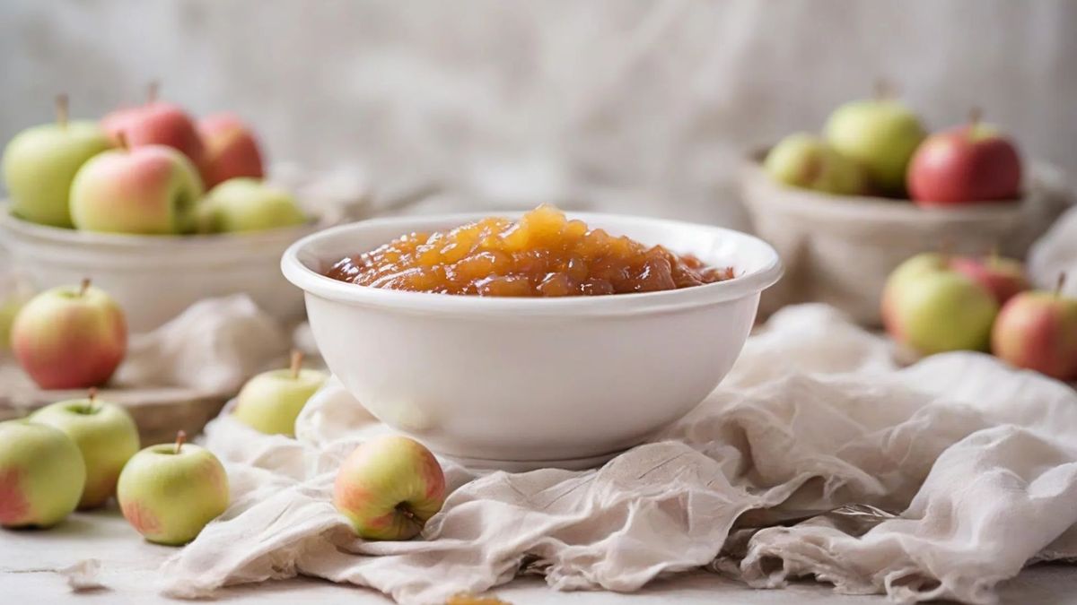 Mermelada de manzanas. Foto: gentileza cocinaconnoelia. Mermelada de manzanas. Foto: gentileza cocinaconnoelia.