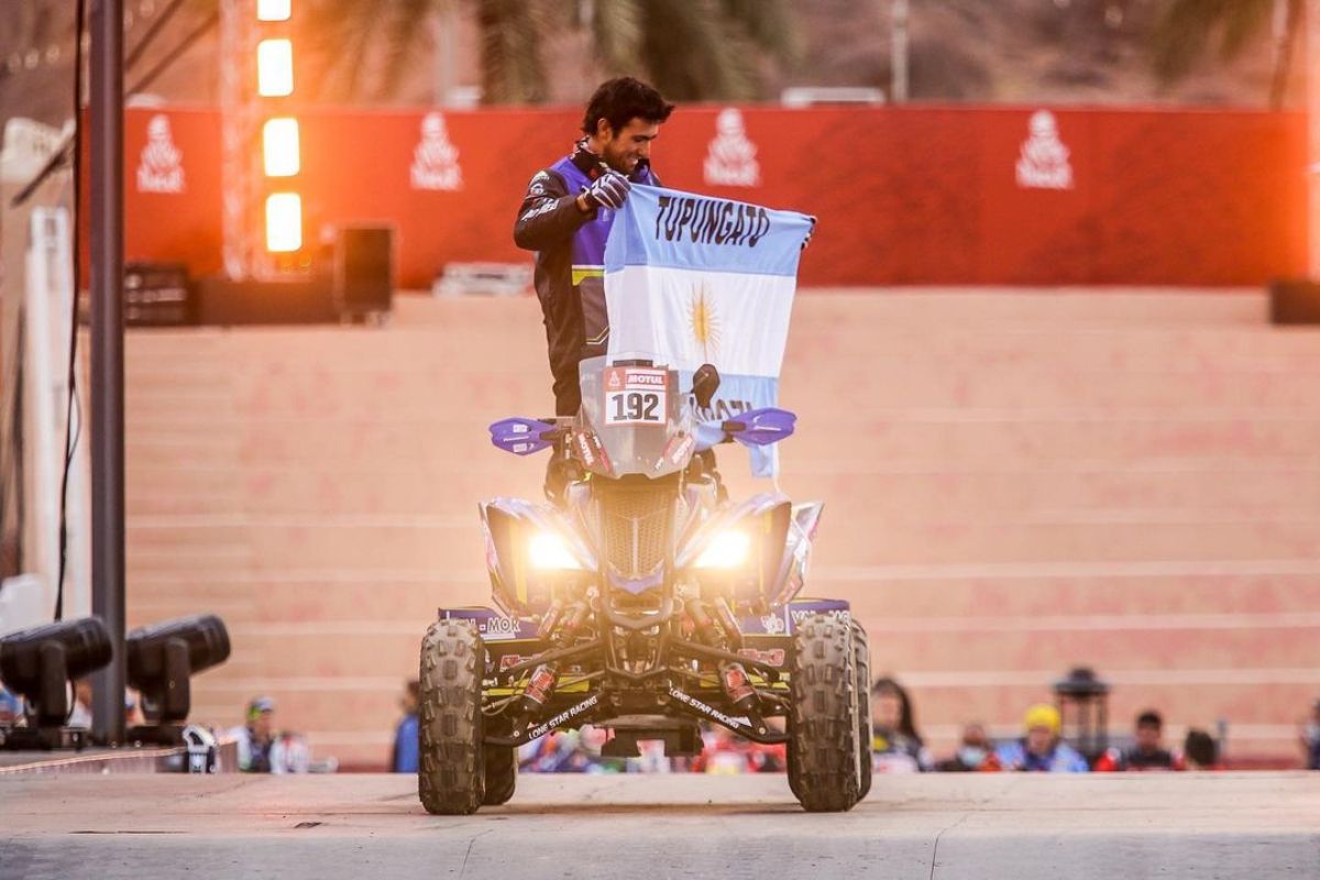 El tupungatino Moreno se metió en la historia grande del Rally Dakar