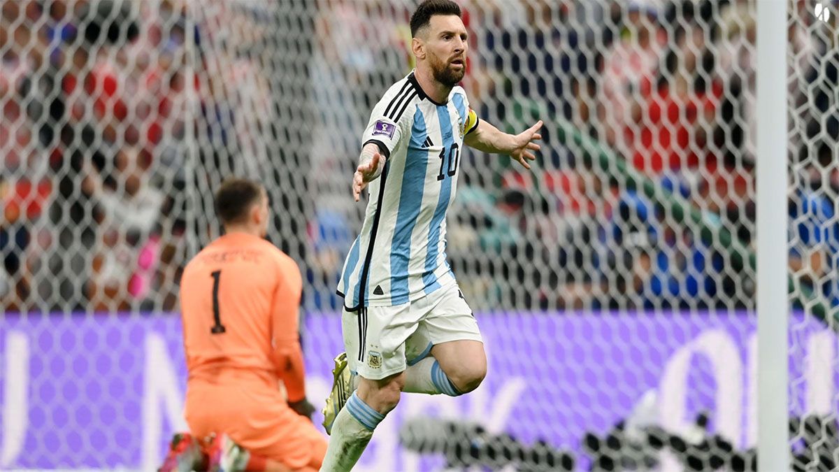 Lionel Messi se convirtió en el máximo goleador argentino en los Mundiales.