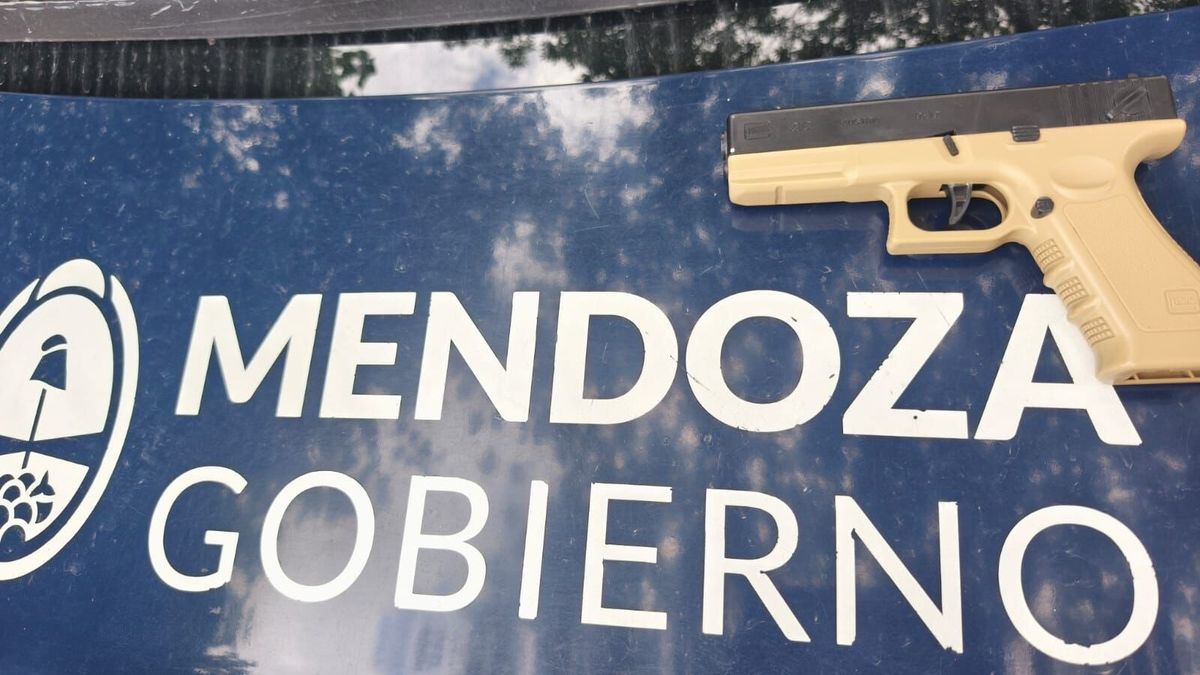 Detuvieron a 4 chicos con una réplica de arma que viajaban en un micro en Godoy Cruz