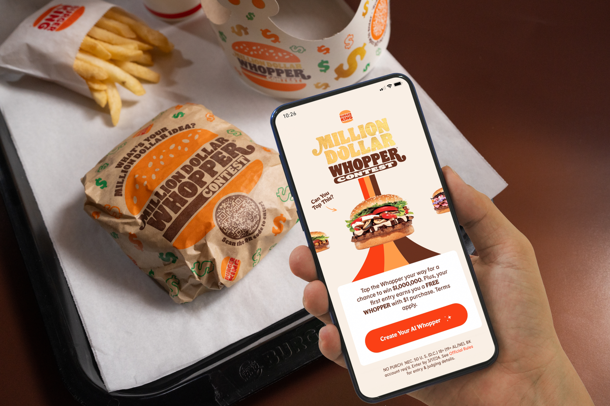 Esta promoción la podrás canjear a través de la app de Burger King. Esta promoción la podrás canjear a través de la app de Burger King.