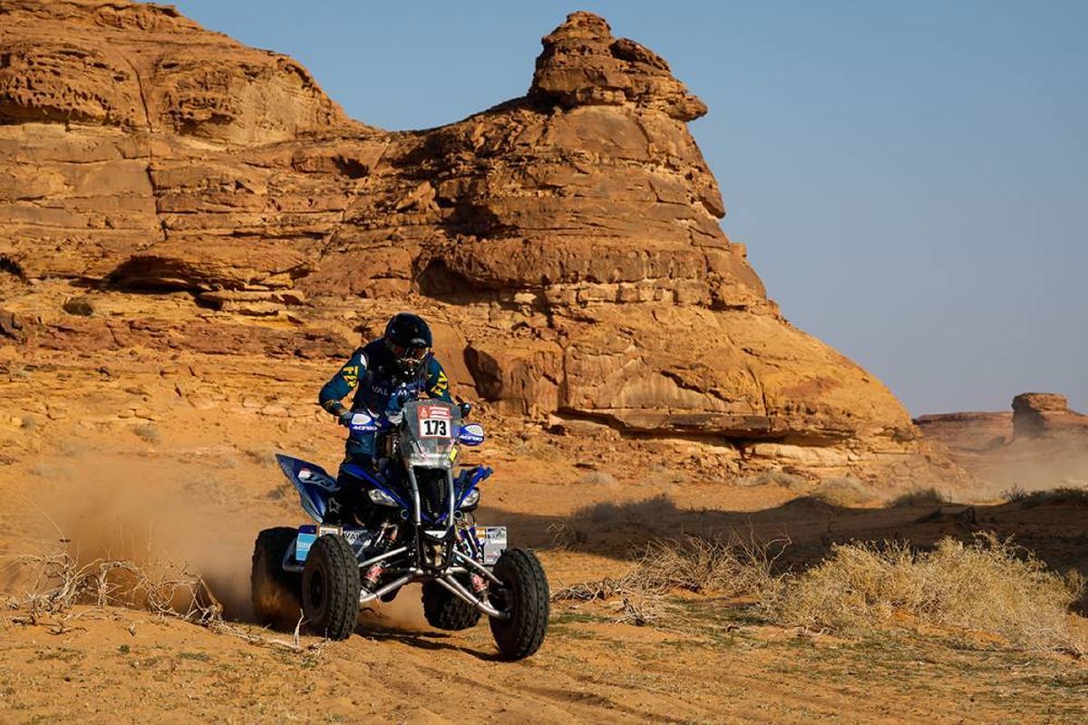 Francisco Moreno rompió su cuatriciclo y no seguirá en el Rally Dakar 2024.