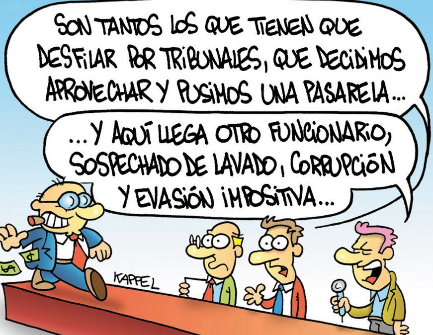 La pasarela de la corrupción