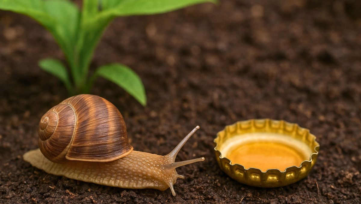 Con esta sencilla técnica, tu patio volverá a estar libre de caracoles y tus plantas crecerán más fuertes y saludables y todo gracias a una simple tapita de cerveza. Con esta sencilla técnica, tu patio volverá a estar libre de caracoles y tus plantas crecerán más fuertes y saludables y todo gracias a una simple tapita de cerveza.