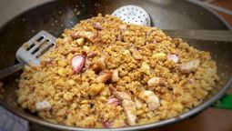 Migas de pan españolas.