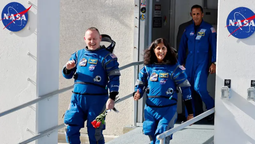 Los dos astronautas de la NASA volvieron a la Tierra tras estar 9 meses varados en el espacio