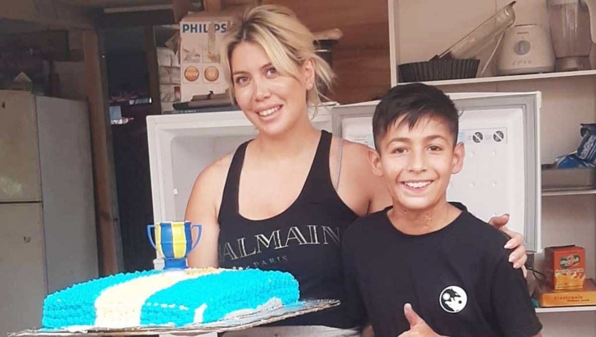 Hasta Wanda Nara le compró a Joaquín, el niño de las tortas