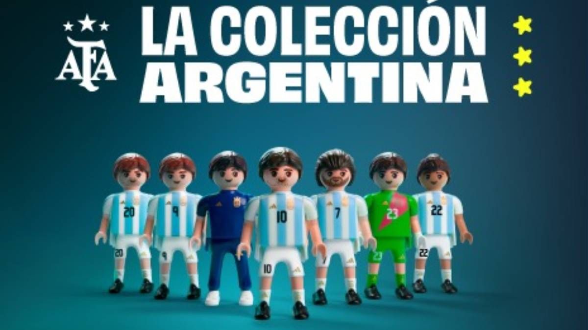 Mendoza Shopping presenta la colección oficial de Playmobil de la Selección Argentina para el Mundial de fútbol 2026.
