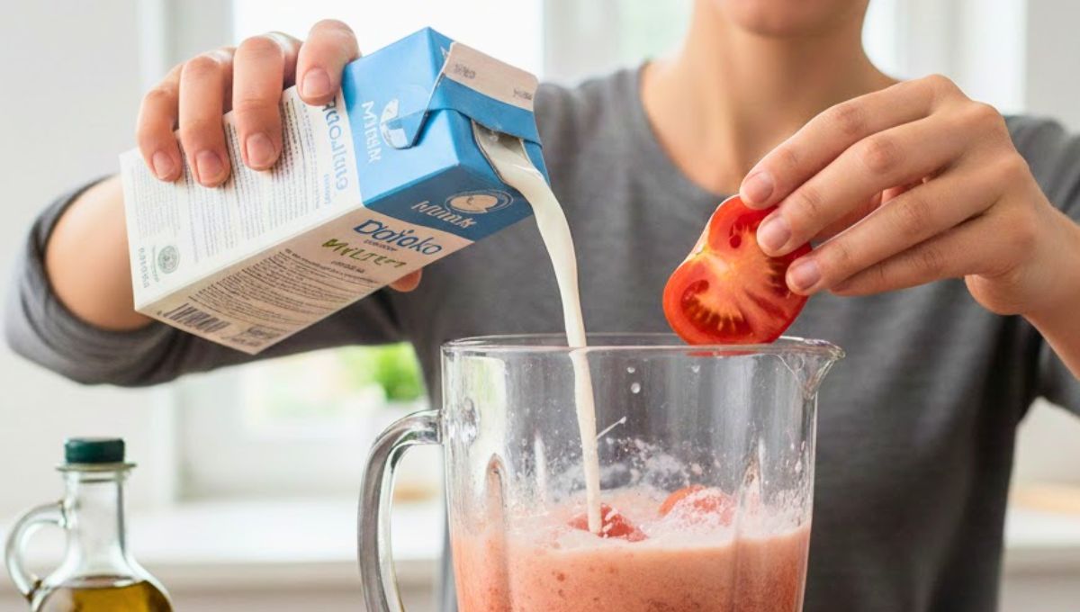 Mezclar tomate con leche: por qué recomiendan hacerlo y para qué sirve