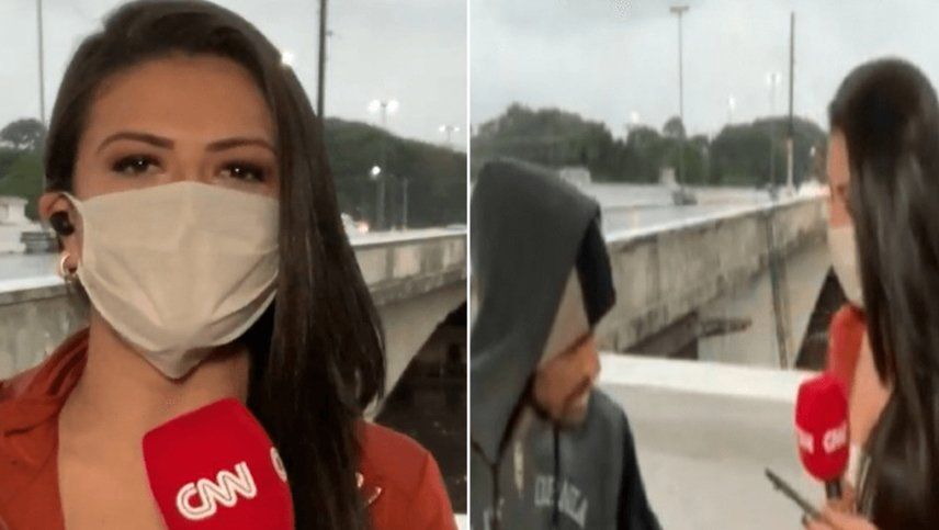 Una periodista de CNN fue asaltada en Brasil en plena transmisión en vivo