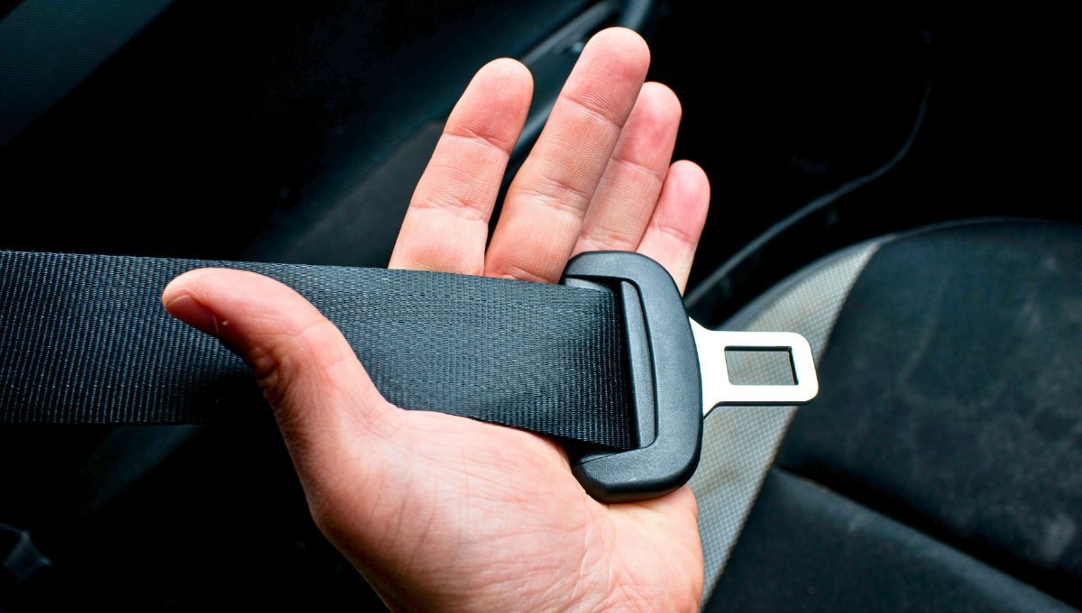 Por lo general, el molesto ruido proviene de los golpes entre el cinturón de seguridad y el auto Por lo general, el molesto ruido proviene de los golpes entre el cinturón de seguridad y el auto