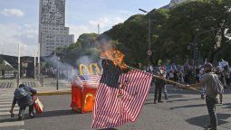 En fotos: así fue la marcha contra el G20