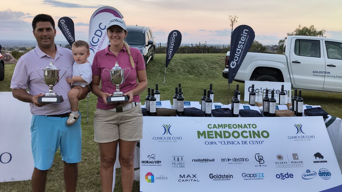 Nicolás Ramazzi y Rosario Dalera se consagraron en el Campeonato Mendocino de golf