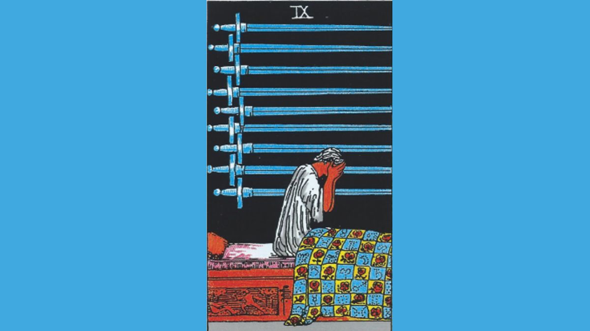 La carta elegida del tarot para las predicciones de hoy domingo 19 de octubre de 2025 es El Nueve de Espadas. La carta elegida del tarot para las predicciones de hoy domingo 19 de octubre de 2025 es El Nueve de Espadas.