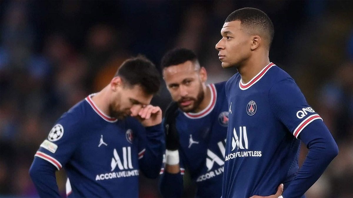 Messi, Neymar y Mbappé.