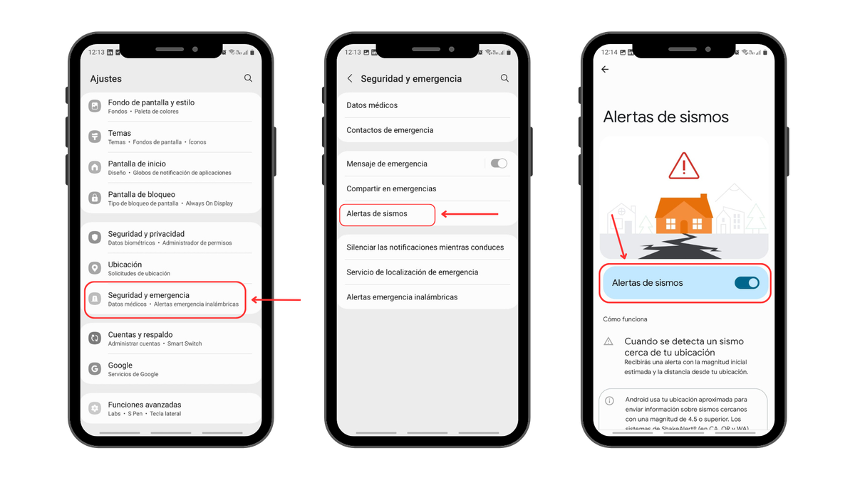 Cómo funcionan las alertas de emergencia inalámbricas de Android