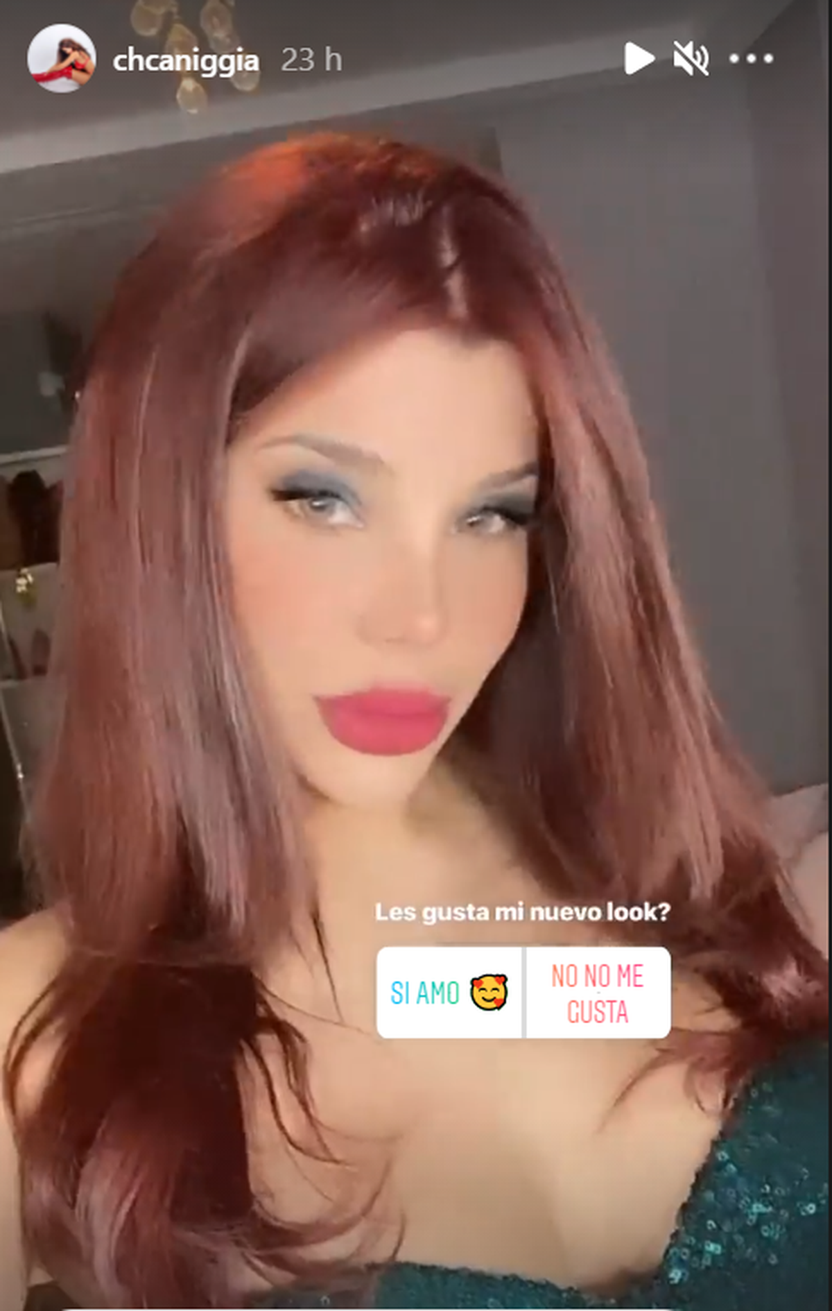 En medio del escándalo familiar, Charlotte Caniggia sorprendió con un nuevo look