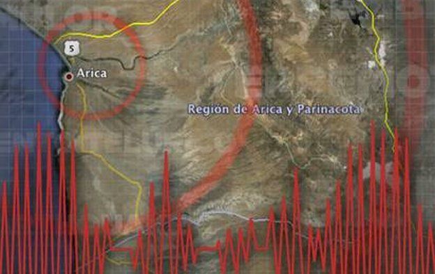 Sismo de 6,5º sacude el norte de Chile y ordenan evacuar a la población por riesgo de tsunami